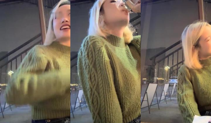 成都小美女，夜晚街头吃喝玩乐一条龙，【瘦不下来的欢小姐】，几瓶啤酒助兴，跟男友激情啪啪