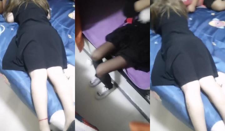 【爸爸的小狗】新人三位可爱小萝莉~道具自慰~3P啪啪喷水---都是含苞待放的小花骨朵，大哥辣手催