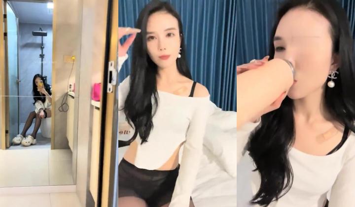 御姐下海！我靠！超漂亮【小美一线天】，气质大美女，一根棒子把自己玩得湿漉漉