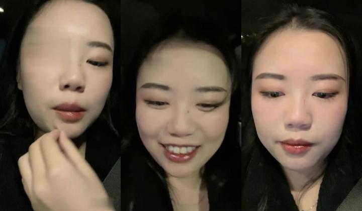 新人~宝马小两口 ️【00后刺激】野外闯红灯~舌吻车震 ️无套啪啪