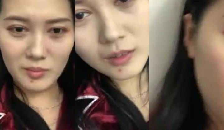 【财子撩妹】冒充土豪撩妹视频8月礼包5 红色睡衣小姐姐 整颗草莓入洞