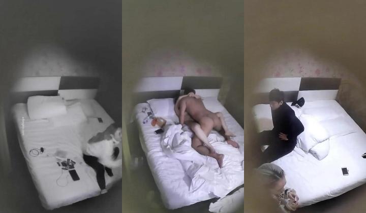 360摄像头未流出过稀有台白色大床近景偷拍东北小伙和白嫩女炮友开房对白清晰