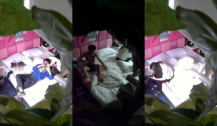 Hotel偷拍系列 新年福利 绿叶房 8V合集，经典房型，小情侣们激情做爱，各种姿势聊人生，刺激偷窥佳作