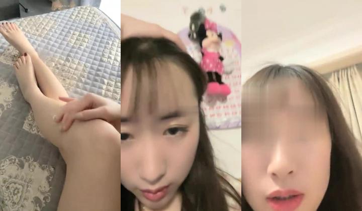 颜值人气女神！~【月亮是我撸弯的】，关注已久，终于被干了！透明蕾丝，肤白貌美，被纹身大汉爆操