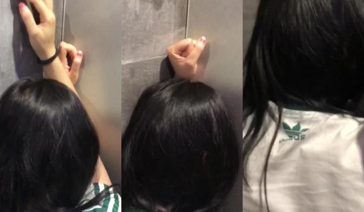 0355地区，厕所搞，听最后有同学人叫她的名字，‘没事，她吐嘞，有纸有纸‘，卧槽，边回应边操逼，