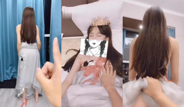 最新红遍全网绝美颜值91女神【不见星空】完美露脸