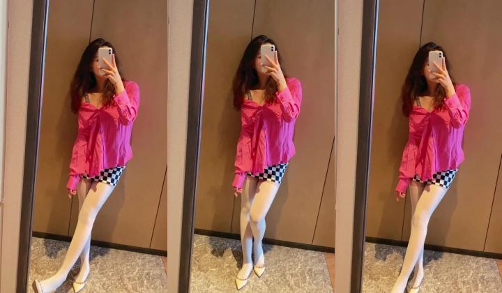 【腿控福利】新加坡OL反差闷骚女「林啾啾」OF私拍 丝袜高跟美腿自慰，衣帽间大尺度私拍