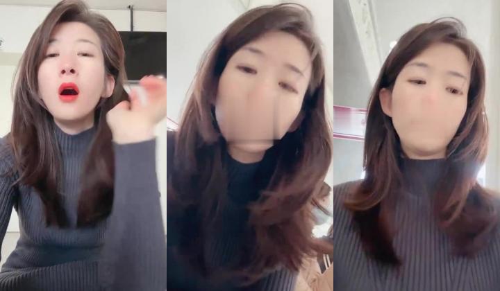 深圳都市丽人的一天，【明天开我吓死了】，首次约炮，极品美乳皮肤白皙，卧室内骚得乱扭