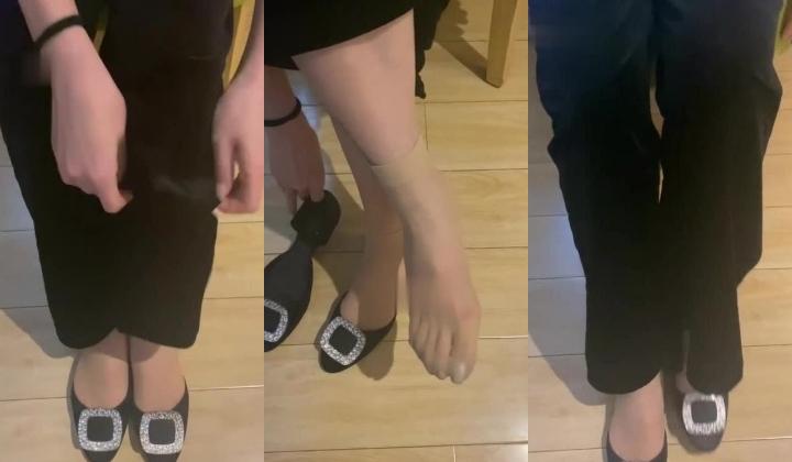 《足交控必备》最近N多人求购的推特长腿玉足美女【小七爱庄周】私拍~高质量玉足油足 裸足 丝足足交