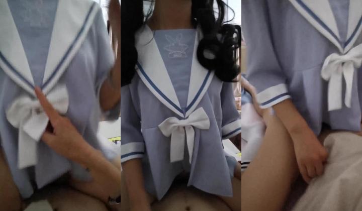 【女神爱肉棒 ️性爱肉便器】双马尾萝莉『芽芽不乖』新版私拍 被哥哥绑在厕所强操 后入内射