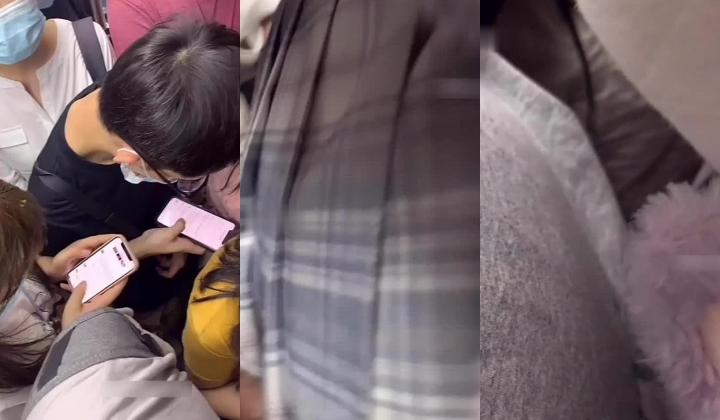 【极品稀缺 ️顶臀系列】公车外顶极品洋妞 合作顶射极品眼镜妹 来来回回抽插把JK妹子顶紧张了太刺