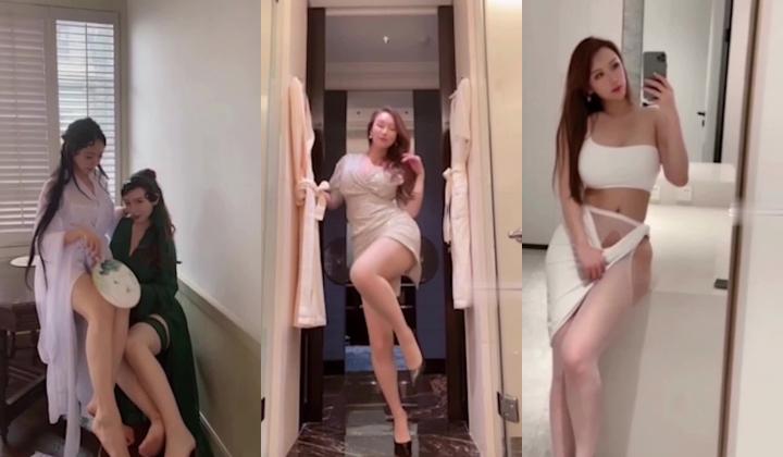 【极品女神】超诱惑秀人网豪乳女神『尤尼丝』被摄影师调戏淫叫 和巨乳网红『松果儿』互摸互吻 喷血诱