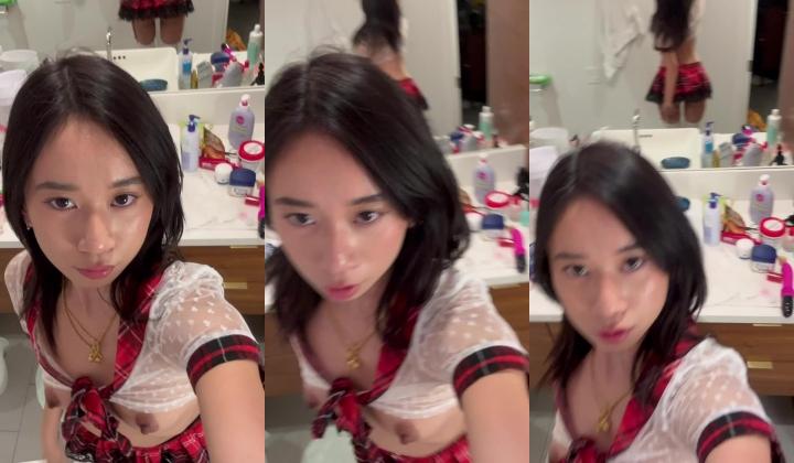 OF口爆颜射天花板！榨汁姬【kiri_amari】露脸性爱，多种高强度榨精做面膜，主打一个淫骚画