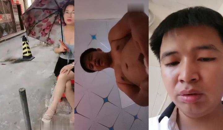 《扶贫站街女》伟哥城中村扫街搭讪两个阿姨160块回出租屋玩双飞