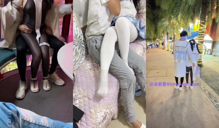 ️【嫩妹萝莉控必备】，天生娃娃体，推特合法COS美少女【冰凌紫萱】12G完整版视图，露出3P乱交