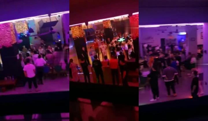 【猎奇资源 ️砂舞】舞厅内的淫乱2 ️重金属般性爱 男人的天堂 抓奶+抠逼+摸屌+口爆+打站桩