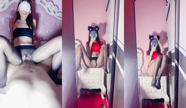曼妙长腿！皮肤白皙 颜值超高【丽丽安】丝袜足交~跪舔爆操~抱起无套白浆流