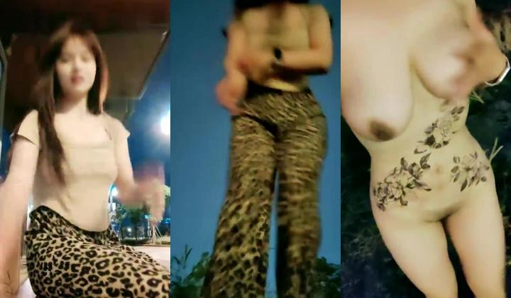 川妹子真牛逼， 半夜出动，到野外裸奔，【0后大胸妹子】，真实勾搭老实人车震，玩得就是与众不同，厉