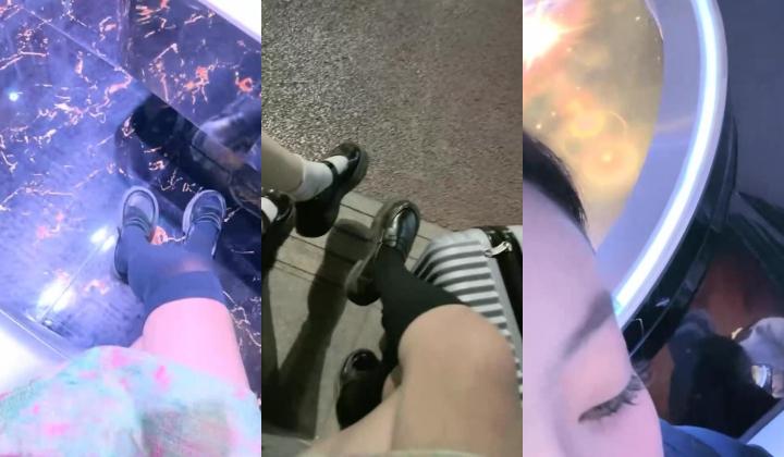 越来越放得开了，【不不不不知道啊】，恩惠女神~!跟闺蜜到KTV唱歌~掰穴柔逼！厕所尿尿，美女多