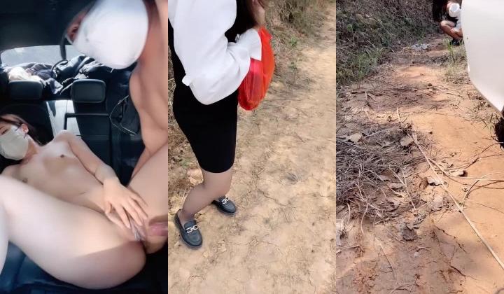 阳光正好开车去向下与骚妇激情车震 骚货就是欠操，被操两下就瞬间老实了，操出白浆