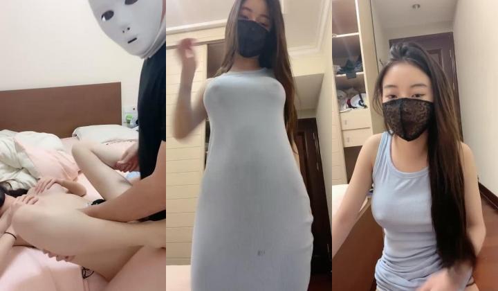 爆乳细腰美腿！性感小姐姐好久没播！面具炮友操逼，蹲着吃屌深喉，脱下内裤求操，后入爆操猛怼