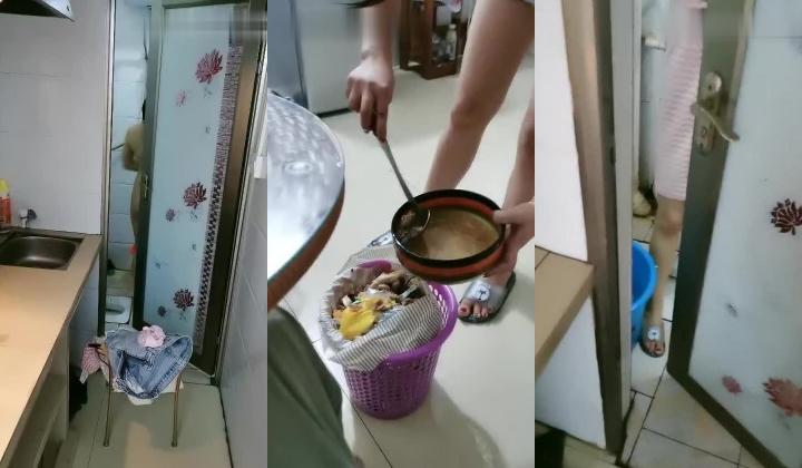 去女同事家吃饭借酒劲偷操来一炮 扒开小穴不带套直接差进入 小逼好紧插半天 主动抓J8骑操