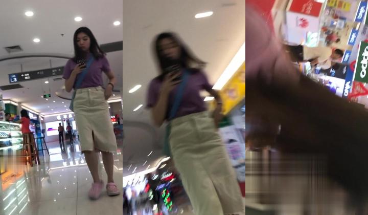 美女聚集横扫商场地铁极限抄底各种类型风格小姐姐裙底