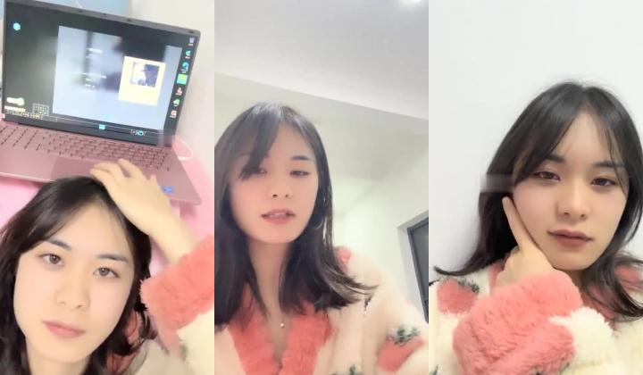 新人，高颜值小姐姐，标准的江南美女，【小蜜娜】，老婆的理想型，独居做饭自慰，白嫩肌肤映衬着黑森林