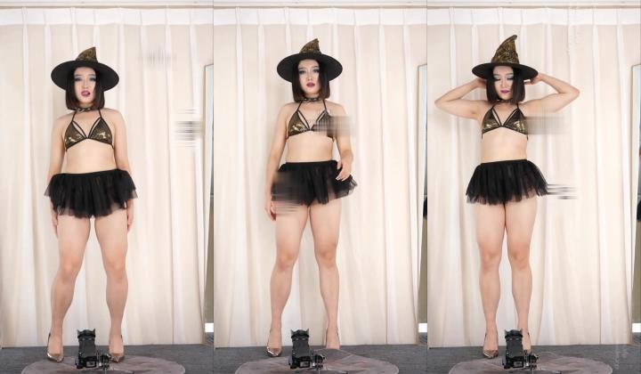 黑Girl『小野』性感内衣三视角热舞 丰满肉臀B毛超浓郁