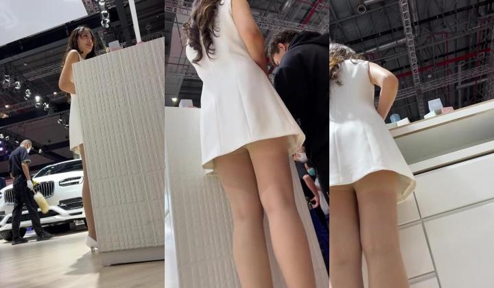 [超级裙底]最新2023上海车展各色美女模特 总有一款你喜欢