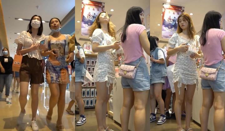 偷拍大师商场尾随偷拍 ️几个颜值美女裙底风光吊带裙少妇镜头前抖腿！骚内勒出逼痕迹