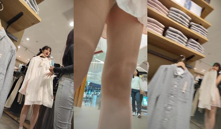 偷拍大师商场尾随偷拍美女裙底风光 ️长裙靓女和闺蜜说笑，翘臀丁字超性感4K高清版