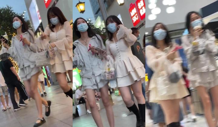 大神尾随偷拍UR级！极品一箭双雕前后CD美女姐妹花 ️jk群学生闺蜜一箭双雕透心凉