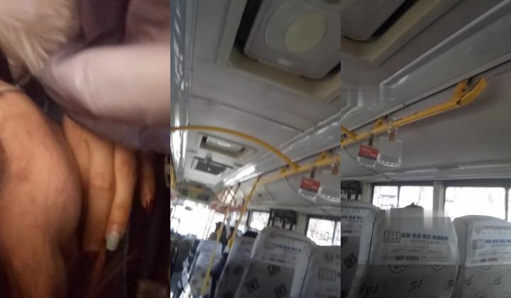 露脸才是王道！济南女大学生【玲子】如何被男友调教成淫娃的自拍视图~露出野战公交车上口交~极度反差