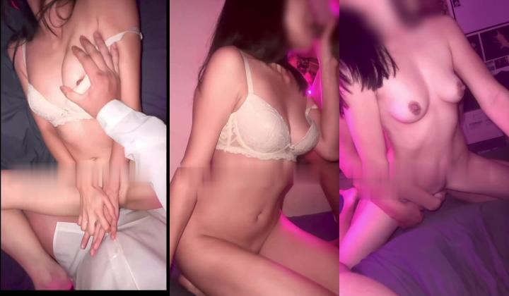 专攻高颜值网红台湾泡良大神「郑原创」C奶美女甄宜第一次3P被干到全身发抖，单男说看她的脸就忍不住