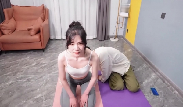猫爪影像 MSD-134 九头身长腿瑜伽美女教练的新玩法-诗梦