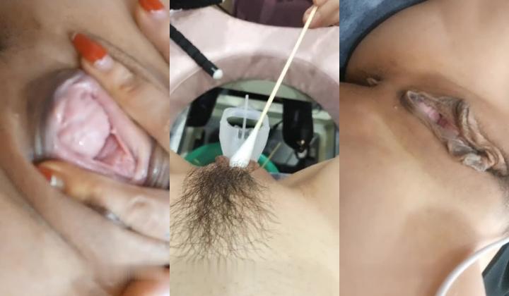 富婆的阴部护理，修逼毛洗阴道，阴部紧缩，逼逼特写讲解，逼逼还带牙专咬大鸡巴，淫词荡语快来了解一下