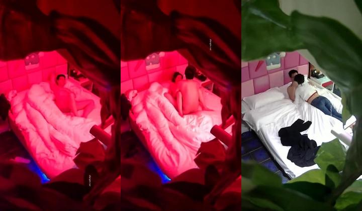 Hotel偷拍系列 新年福利 绿叶房 8V合集，经典房型，小情侣们激情做爱，各种姿势聊人生，刺激