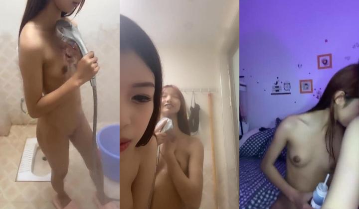 【涵涵和璐璐】刚下海就被干了，懵懂的眼神，少女的肉体，无套内射，爽歪歪，刺激