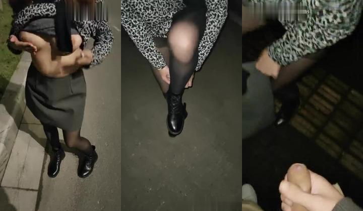 漂亮美乳户外露出美女〖麻衣川子〗户外裸奔勾引屌丝男啪啪 废墟房内偷操啪啪 高跟黑丝路边露出口交裹