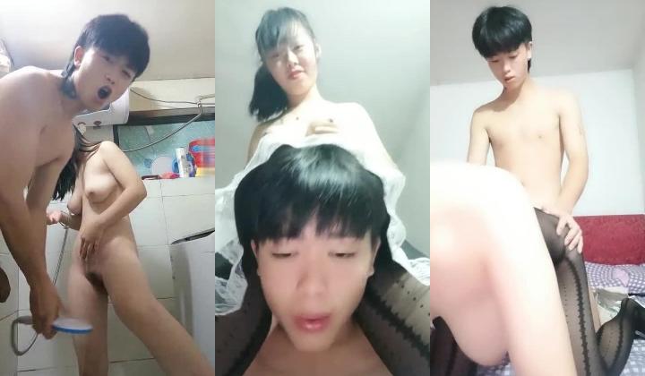 元气少妇在家被他的小哥哥玩弄给狼友看，黑丝女仆情趣逼逼吸烟，全程露脸抠逼舔逼深喉大鸡巴，各种抽插