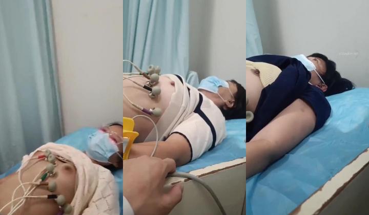 新流出国内某体检中心 偷拍各式美乳少女少妇心电图检查后续流出部分
