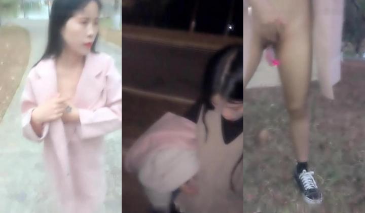 颜值不错小母狗户外露出调教 激情啪啪 十分大胆诱人