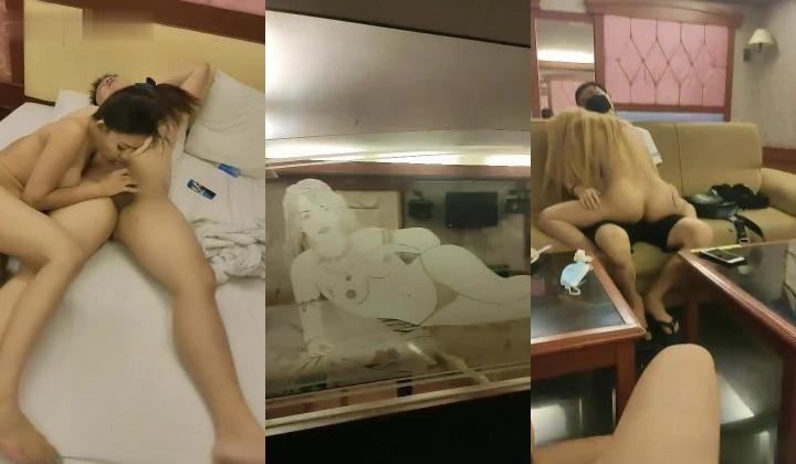 【情迷泰国性爱无极限】泰国真是男人的天堂 和老铁在泰国豪华国际休闲会所找两极品爆乳妞4P激情操 