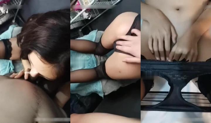 清纯前凸后翘的女神 不胖不瘦刚刚好的身材 圆润的屁股 让男友狂舔它 穿上长筒丝袜更性感迷人 趴着