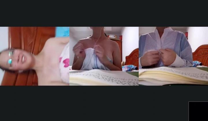 把高二学妹调教成小母狗 作业一做完就念念不忘发来视频，揉奶漏穴