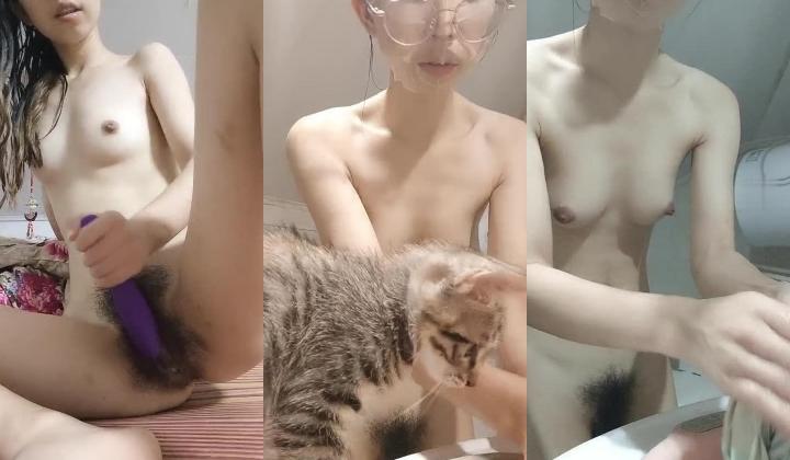 学理科暑假学妹个人在敷面膜洗澡逗猫青春少胴跳蛋自慰寂寞难耐货