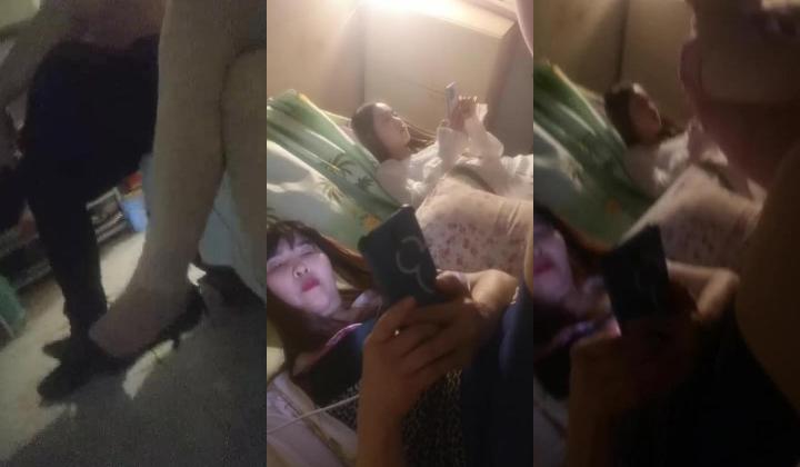 【陕西站街女】冒大雨到鸡窝挑了个素质卖淫女去她的小窝啪啪