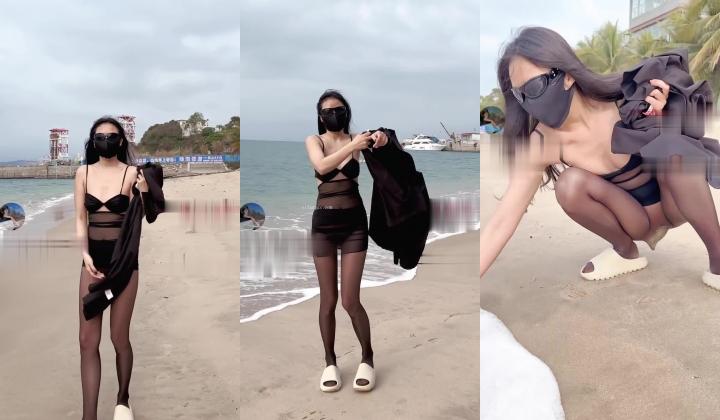 【边走边尿】推特烧婊子 金秘书 最新露出放尿
