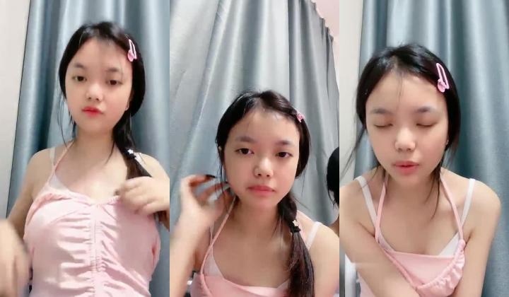 新人！学生！反差十足，现在的05后真放得开，【高三学妹琳琳】，上下都粉嫩，小萝莉年纪不大